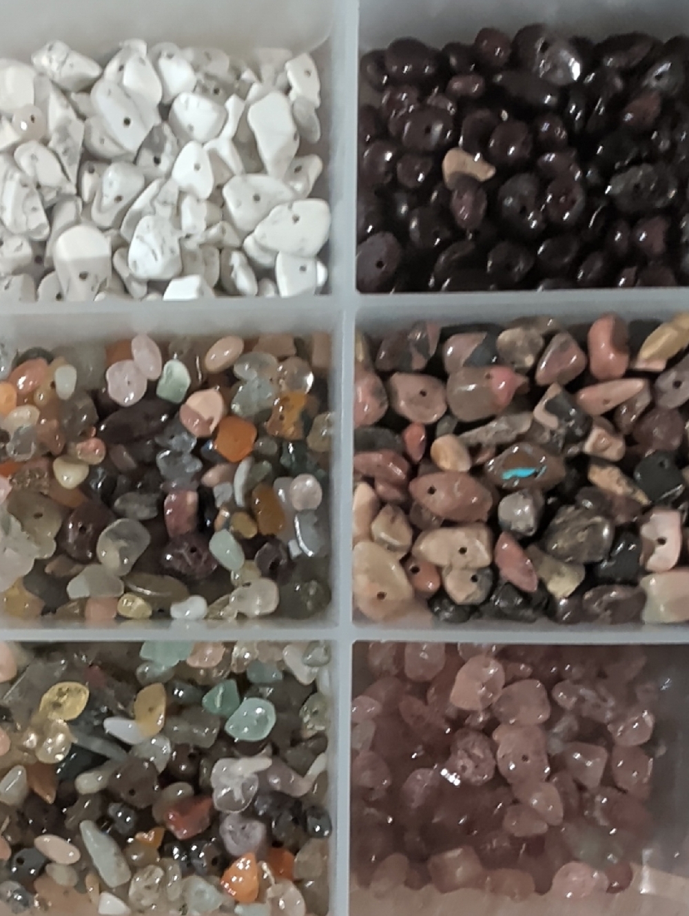 Semi-precious Stone Chip Beads: Amethyst Fluorite Unikite Labradite & Much More! - Picture 4 of 16